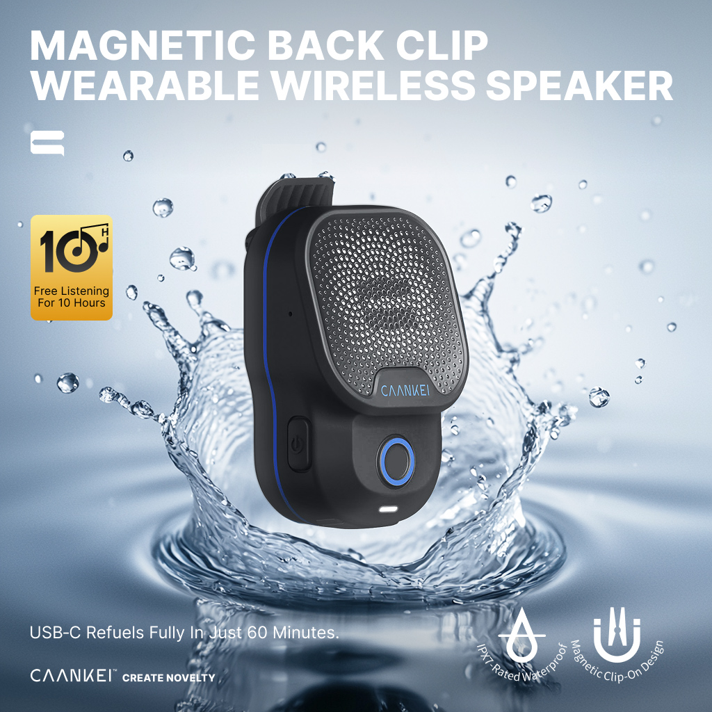 Portable Bluetooth Speaker Waterproof Ipx7 - يمكن ارتداؤها سمّاعات بلوتوث IPX7 مقاوم