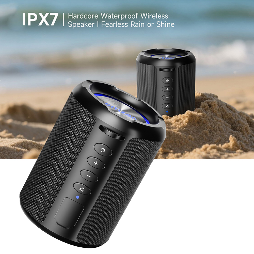 Portable Bluetooth Speaker Waterproof Ipx7 - مكبر صوت بلوتوث لاسلكي Ortizan X9S،