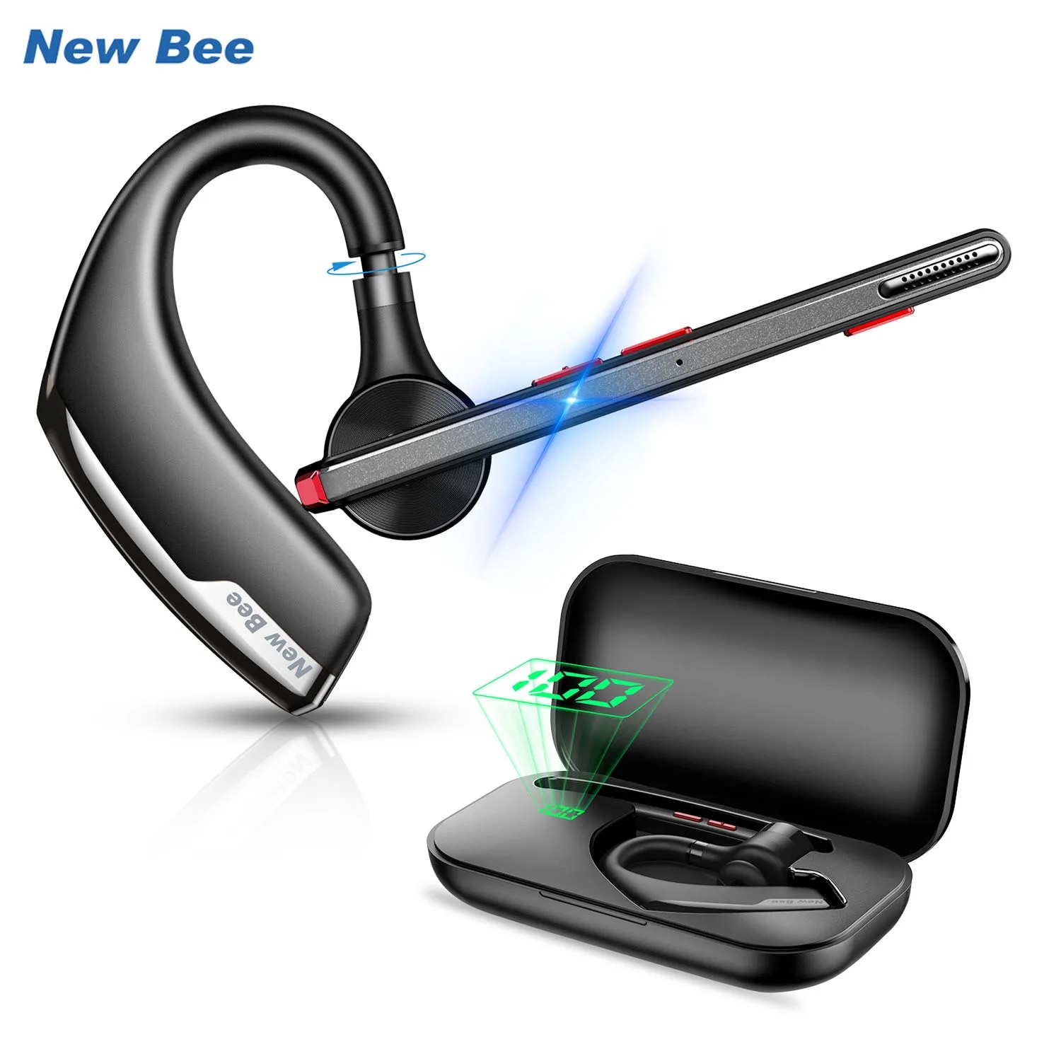 سماعة رأس لاسلكية M51 مزودة بم - مراجعة Open Ear Air Conduction Headphones وسعره