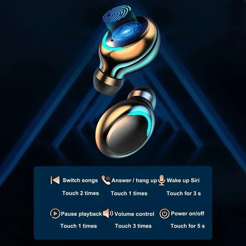 سماعات بلوتوث ستيريو 9D مع صوت - مراجعة Tws Earbuds Bluetooth 5.3 وسعره