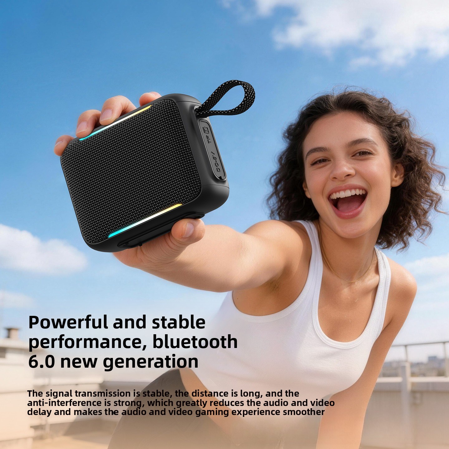 مكبر صوت بلوتوث محمول جديد مقا - مراجعة Portable Bluetooth Speaker Waterproof Ipx7 وسعره