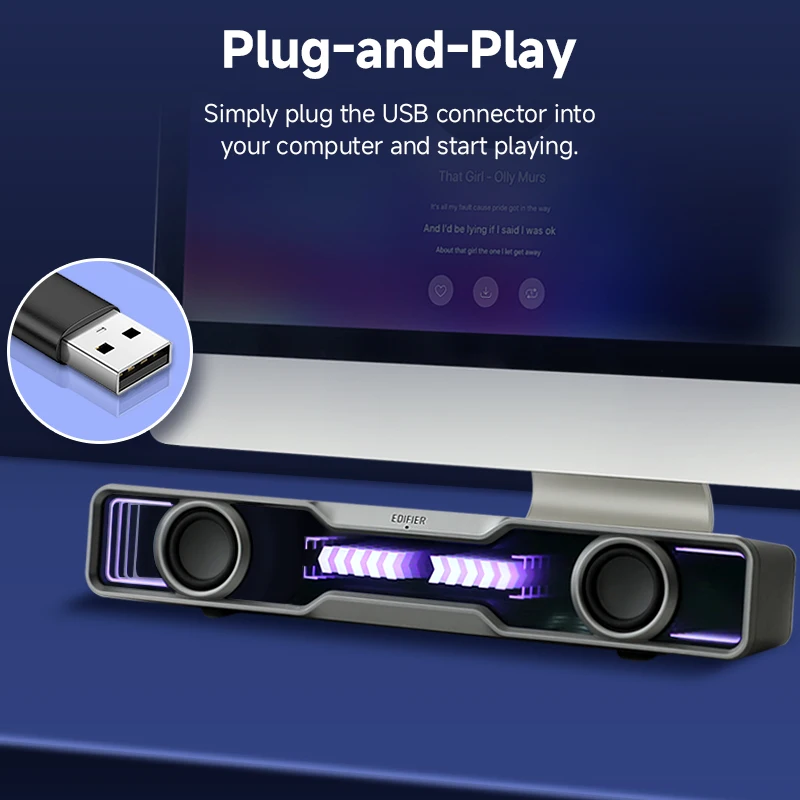 مكبرات صوت كمبيوتر Edifier QS3 - مراجعة Rgb Computer Soundbar For Pc وسعره