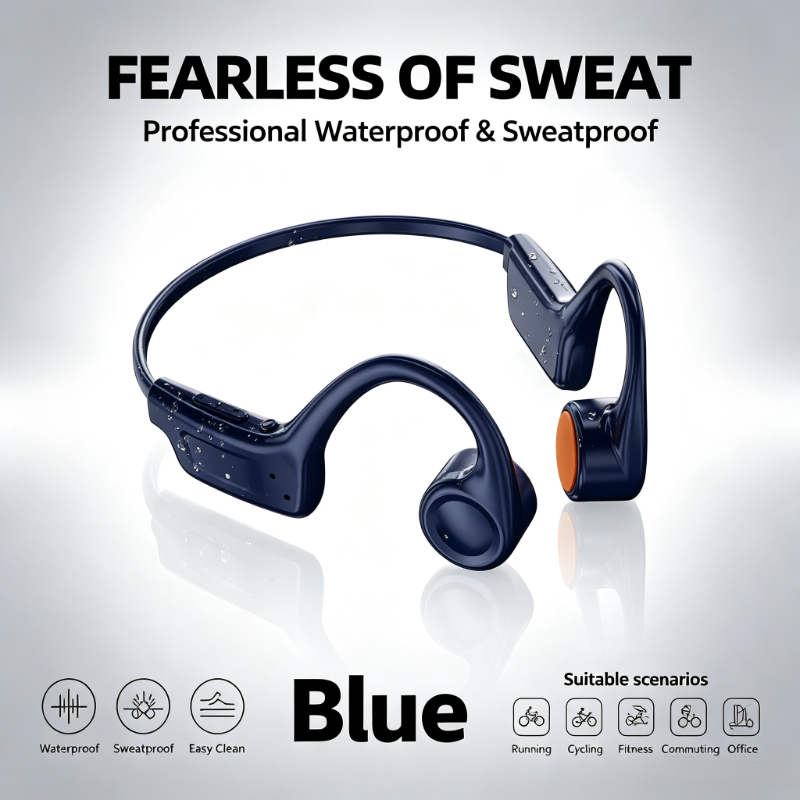 سماعات أذن رياضية بلوتوث جديدة - مراجعة Open Ear Air Conduction Headphones وسعره