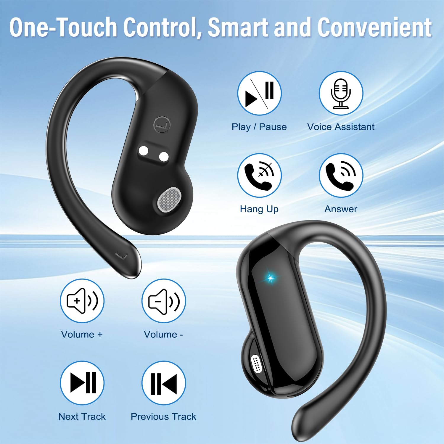 سماعات أذن مفتوحة 2026 بتقنية  - مراجعة Open Ear Air Conduction Headphones وسعره