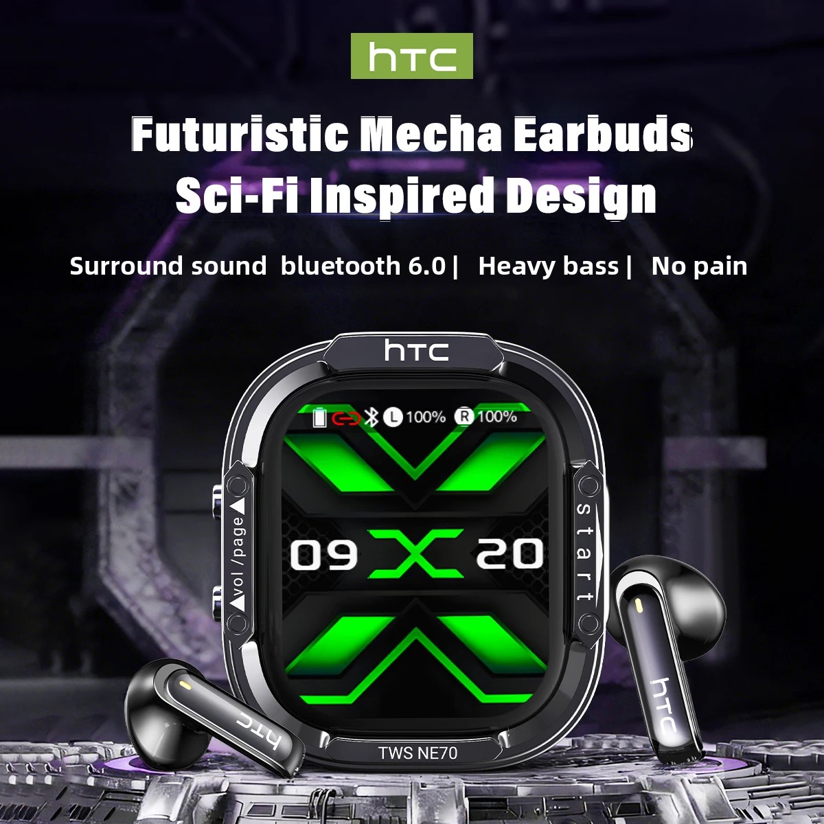 سماعات أذن لاسلكية HTC NE70 بت - مراجعة Sleep Mask Headphones Bluetooth وسعره