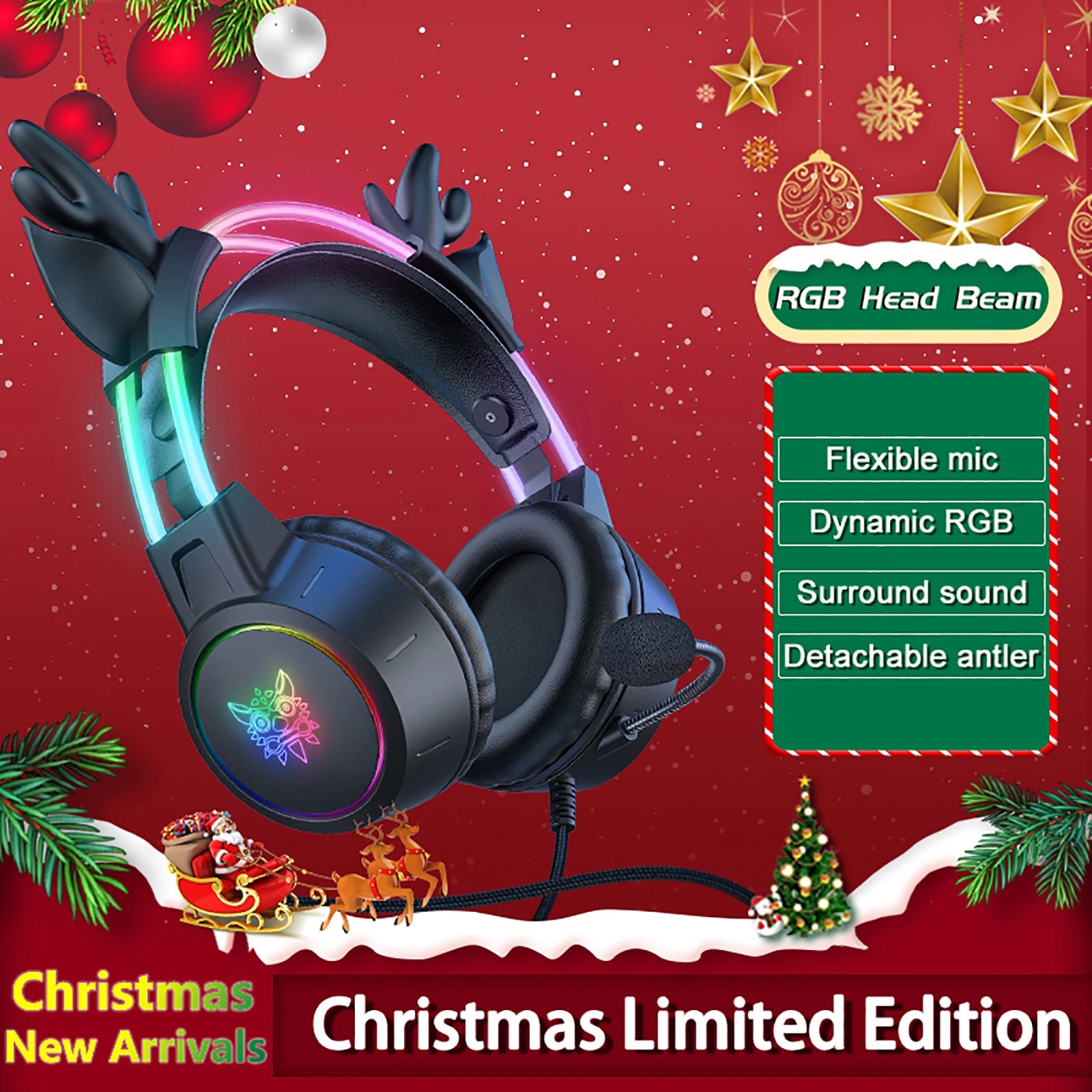 سماعات ONIKUMA قابلة للإلغاء ب - مراجعة Gaming Headset With Mic Rgb وسعره