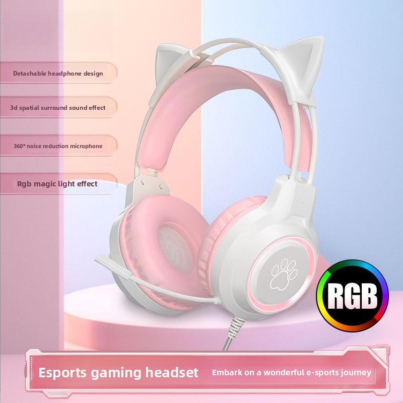 سماعات ألعاب RGB مع ميكروفون م - مراجعة Gaming Headset With Mic Rgb وسعره